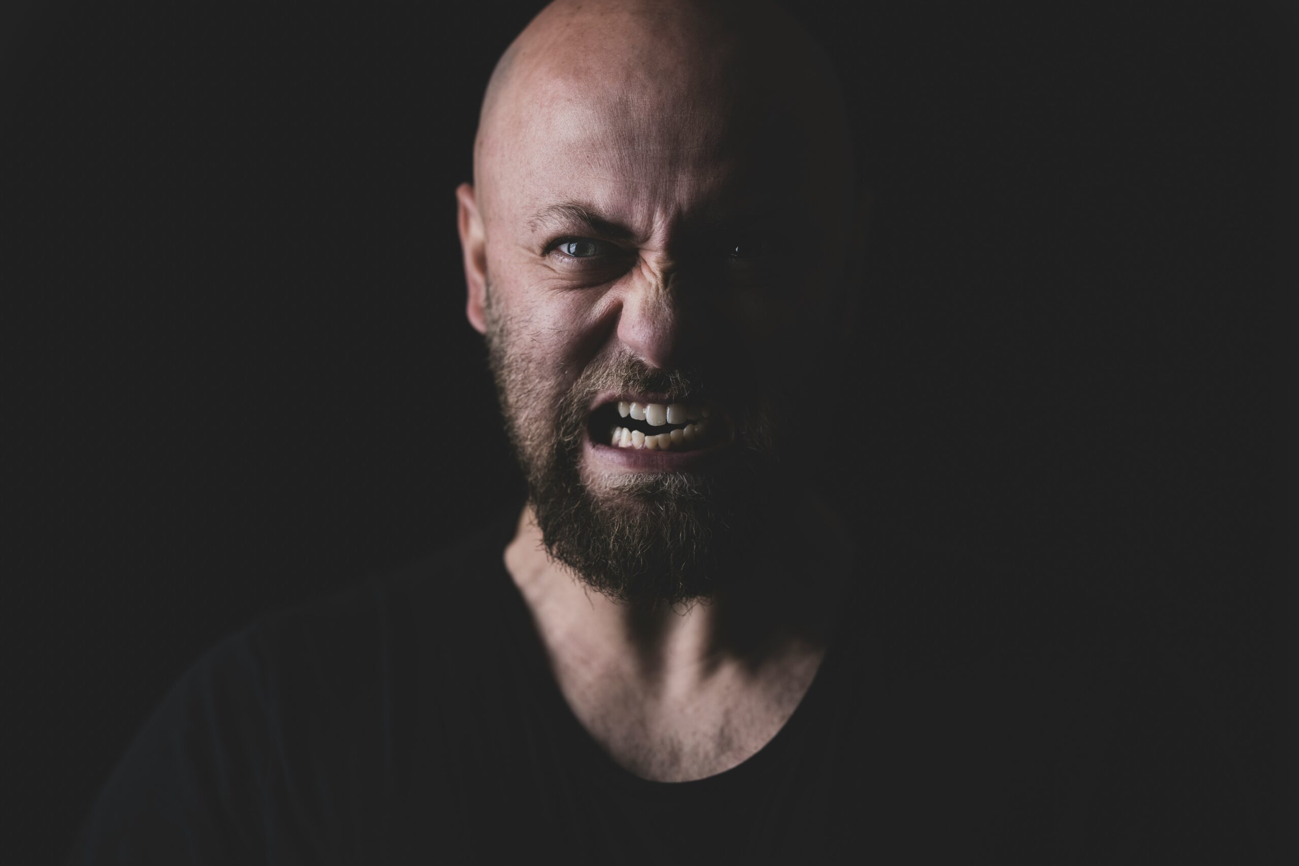 mad expression emotional angry anger emotion yelling upset human People Images & Pictures beard man portrait HD Black Wallpapers psychology psychological posing mustache bald People Images & Pictures HD Wallpapers